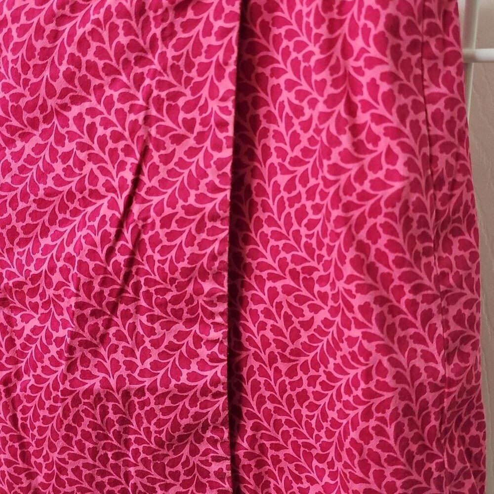 Ann Taylor Pink Geometric Heart Print Skort Size 6 - Picture 2 of 7